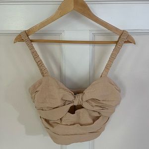 NEW - Zara Knotted Crop Top